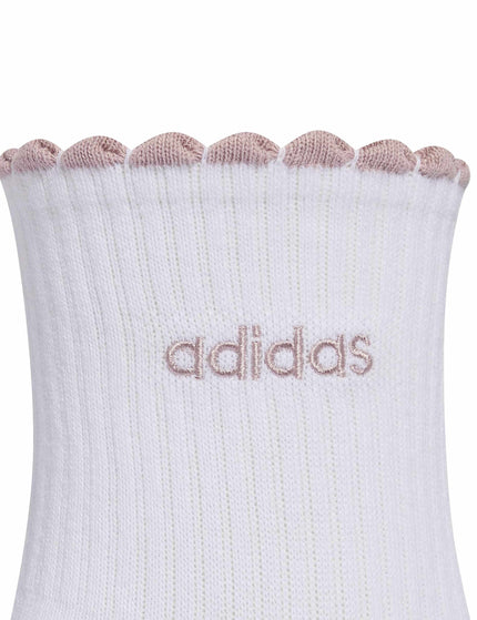 adidas Quarter Sock 3 Pair Pack - White/Wonder Beige/Wonder Taupe/Dual Lilacimages3- The Sports Edit