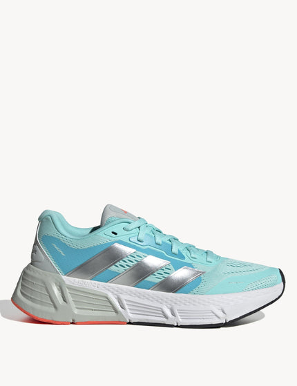 Adidas Questar Shoes - Flash Aqua/Silver Metallic/Solar Redimages1- The Sports Edit