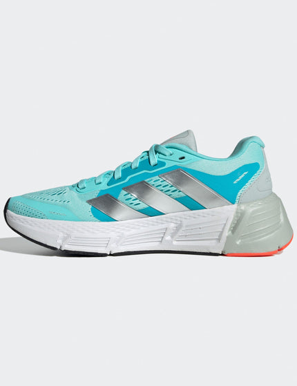 Adidas Questar Shoes - Flash Aqua/Silver Metallic/Solar Redimages2- The Sports Edit