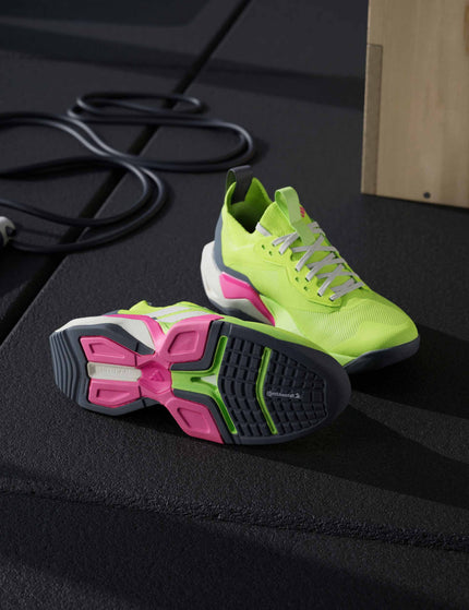 adidas Rapidmove ADV 2 HIIT Training Shoes - Lucid Lemon/Chalk White/Lucid Pinkimages7- The Sports Edit