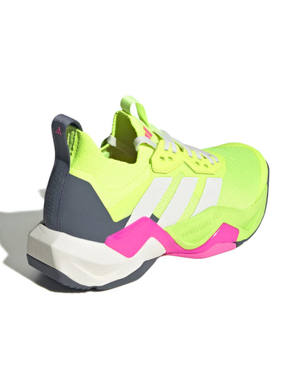 adidas Rapidmove ADV 2 HIIT Training Shoes - Lucid Lemon/Chalk White/Lucid Pinkimages3- The Sports Edit