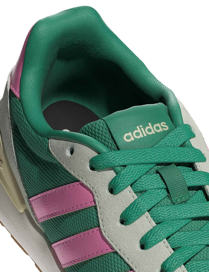adidas Run 60S 4.0 Shoes - Semi Court Green/Bliss Pink/Warm Vanillaimages7- The Sports Edit