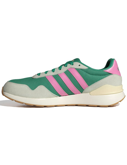 adidas Run 60S 4.0 Shoes - Semi Court Green/Bliss Pink/Warm Vanillaimages4- The Sports Edit