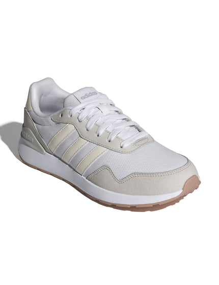 adidas Run 60S 4.0 Shoes - Cloud White/Chalk White/Grey Oneimages2- The Sports Edit