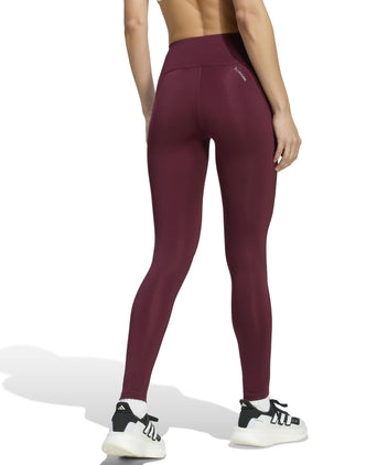 Run Essentials Full Length Leggings - Maroon