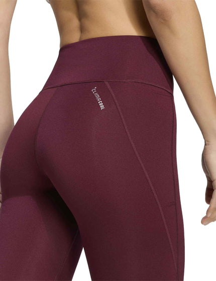 adidas Run Essentials Full Length Leggings - Maroonimages4- The Sports Edit