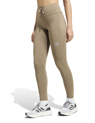 Run Essentials Full Length Leggings - Khaki Six
