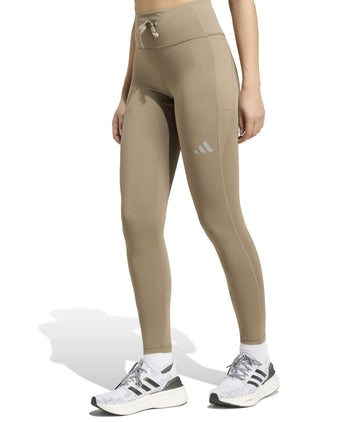 Run Essentials Full Length Leggings - Khaki Six
