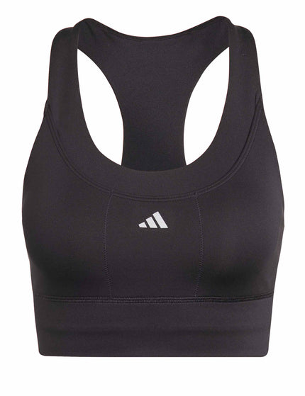 adidas Run Pocket Medium-Support Bra - Blackimages6- The Sports Edit