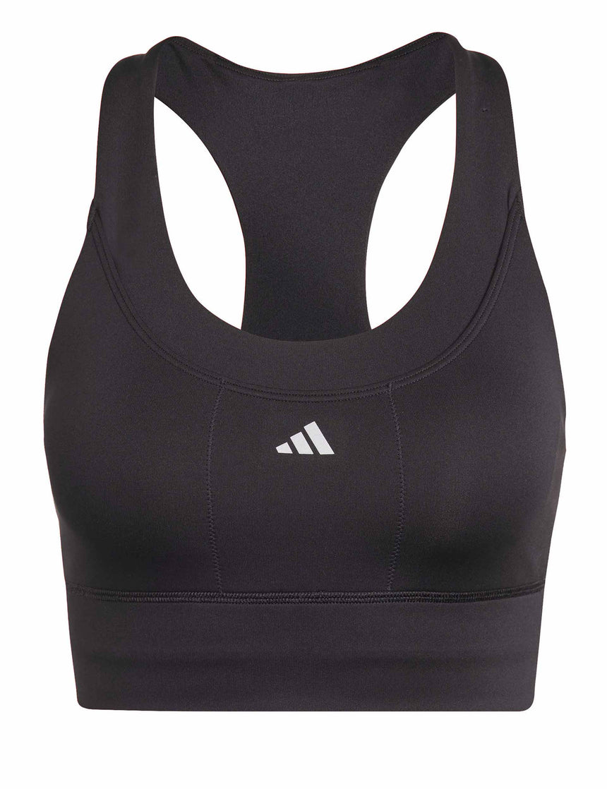 adidas Run Pocket MediumSupport Bra Black The Sports Edit