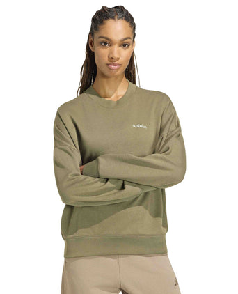Seasonal Essentials Colorpop Sweatshirt - Olive Strata/Light Solid Grey