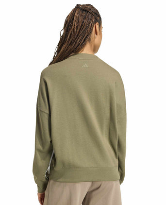 Seasonal Essentials Colorpop Sweatshirt - Olive Strata/Light Solid Grey