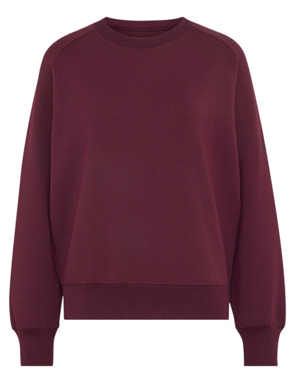 adidas Soft Lux Loose Sweatshirt - Maroonimages6- The Sports Edit