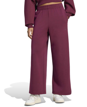 Soft Lux Straight Leg Pants - Maroon