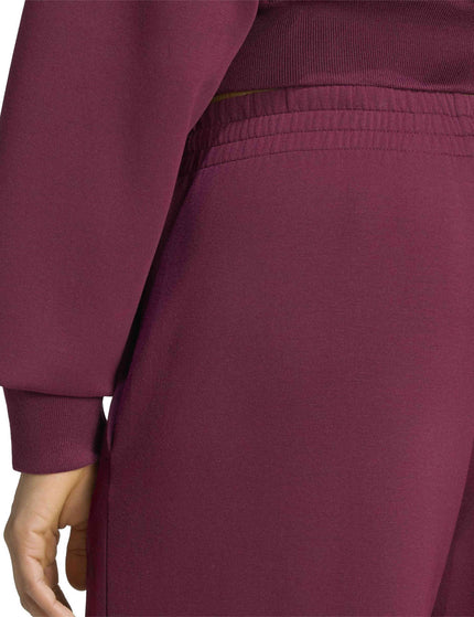 adidas Soft Lux Straight Leg Pants - Maroonimages4- The Sports Edit