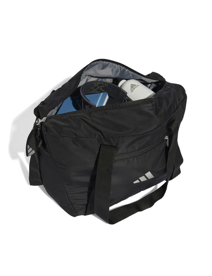 adidas Sport Bag - Black/Silver Metallicimages2- The Sports Edit