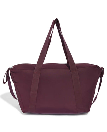 Sport Bag - Maroon/Silver Metallic