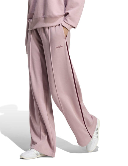adidas Seasonal Essentials Colorpop Joggers with Embroidered Graphic - Magic Mauve/Maroonimages1- The Sports Edit