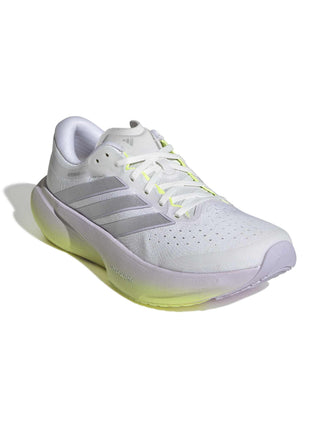 Supernova Rise 3 Running Shoes - Crystal White/Silver Metallic/Purple Tint