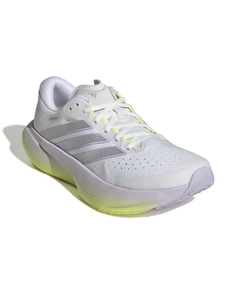 Supernova Rise 3 Running Shoes - Crystal White/Silver Metallic/Purple Tint