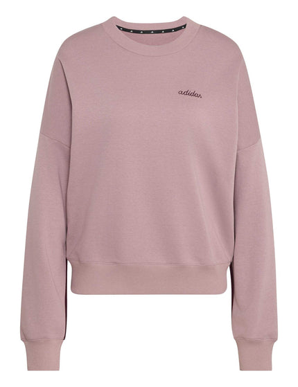 adidas Seasonal Essentials Colorpop Sweatshirt - Magic Mauve/Maroonimages6- The Sports Edit