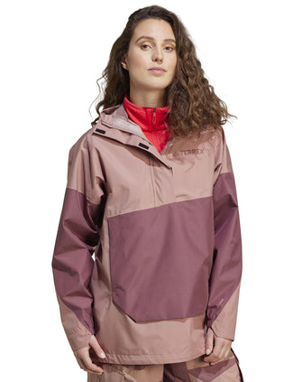 Terrex Xploric 2.5L Climaproof Anorak - Warm Clay