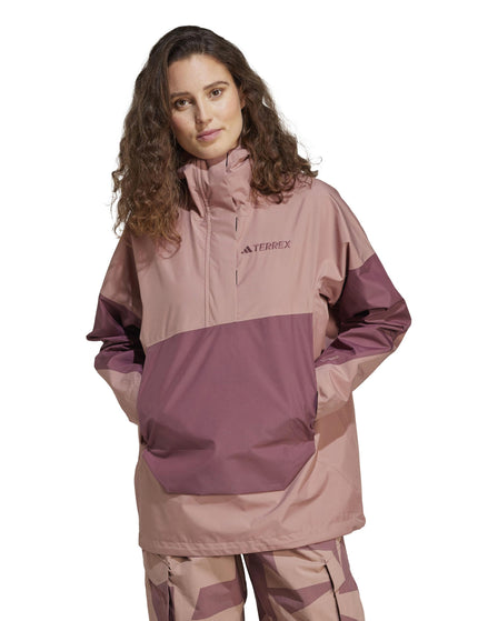 adidas Terrex Xploric 2.5L Climaproof Anorak - Warm Clayimages3- The Sports Edit