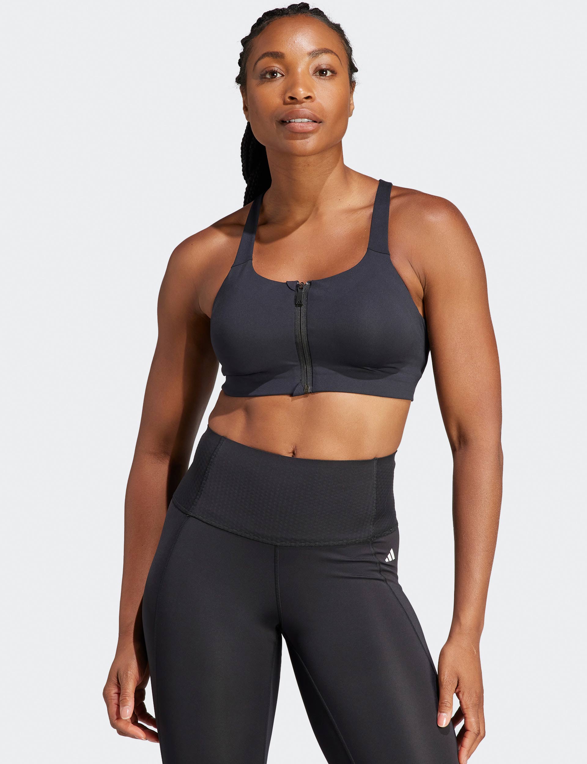 adidas TLRD Move Training High-Support Bra (Plus Size) - Black