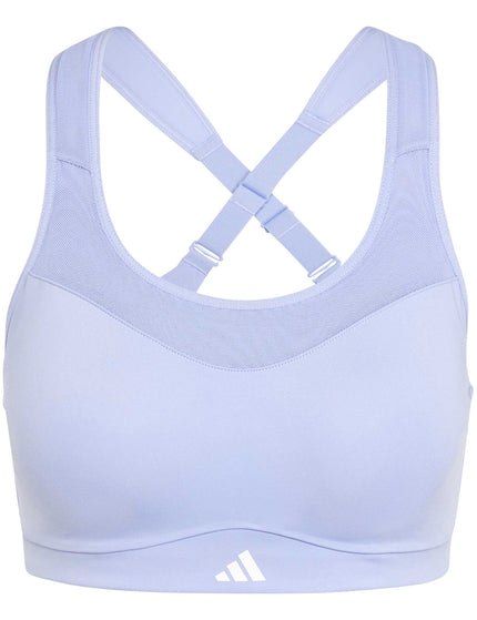 adidas TLRD Impact Training High-Support Bra - Blue Sparkimages8- The Sports Edit