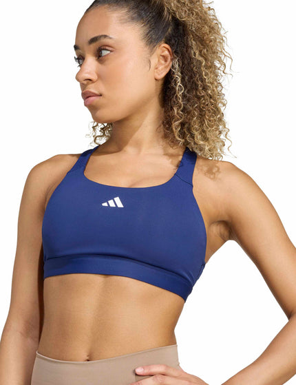 adidas TLRDREACT Training High-Support Bra - Dark Blueimages3- The Sports Edit