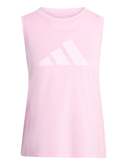adidas Train Essentials Big Performance Logo Training Tank Top - True Pink/Clear Pinkimages6- The Sports Edit