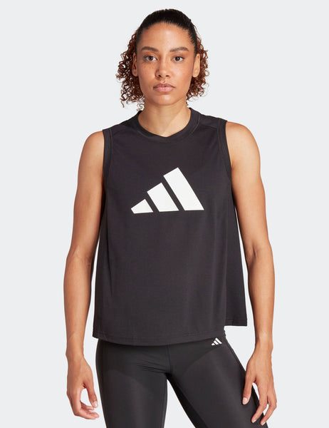 adidas Train Essentials Big Performance Tank Black The Sports Edit