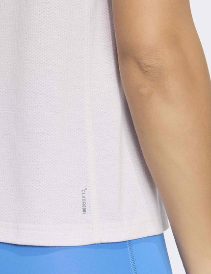 adidas Train Essentials Big Performance Logo Training Tank Top - Ice Purple/Preloved Figimages4- The Sports Edit