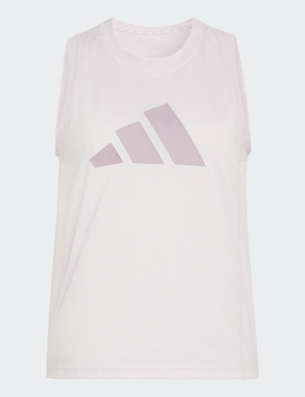 adidas Train Essentials Big Performance Logo Training Tank Top - Ice Purple/Preloved Figimages6- The Sports Edit