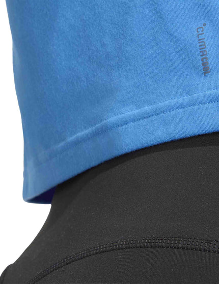 adidas Train Essentials Boxy Workout Tank Top - Ray Blueimages4- The Sports Edit