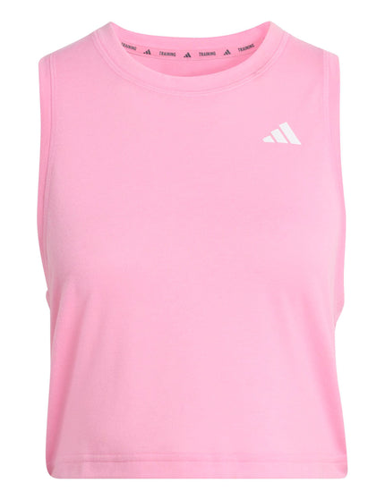 adidas Train Essentials Boxy Workout Tank Top - St Tropic Bloom/Blackimages6- The Sports Edit