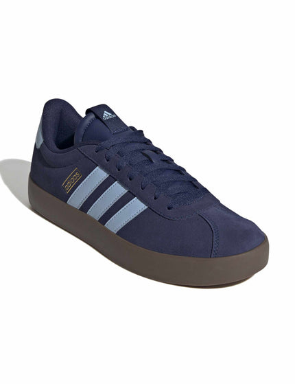 adidas VL COURT 3.0 Shoes - Dark Blue/Clear Sky/Gold Metallicimages3- The Sports Edit