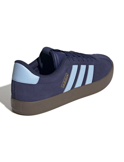 adidas VL COURT 3.0 Shoes - Dark Blue/Clear Sky/Gold Metallicimages4- The Sports Edit