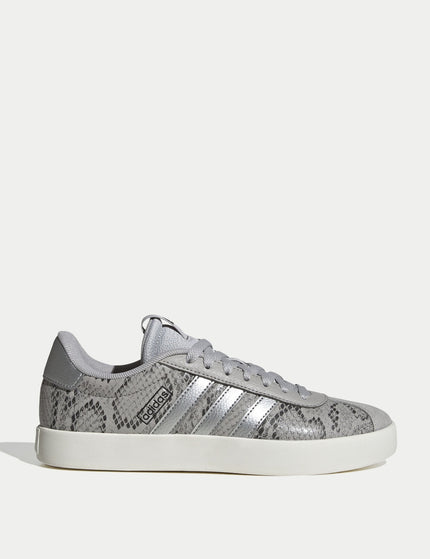 adidas VL Court 3.0 Shoes - Grey Two/Silver Metallic/Off Whiteimages1- The Sports Edit