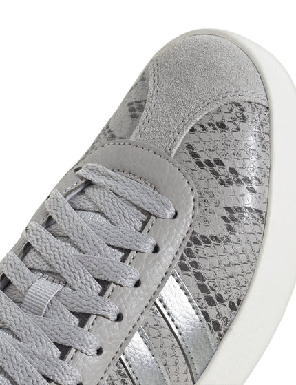 adidas VL Court 3.0 Shoes - Grey Two/Silver Metallic/Off Whiteimages7- The Sports Edit