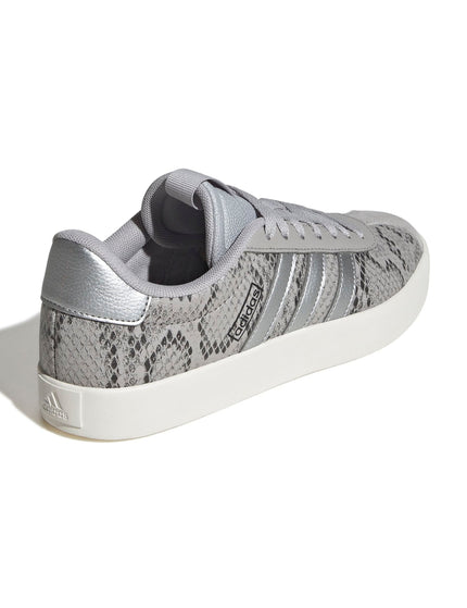 adidas VL Court 3.0 Shoes - Grey Two/Silver Metallic/Off Whiteimages3- The Sports Edit
