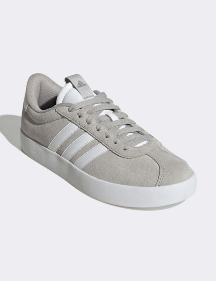 adidas VL Court 3.0 Shoes - Grey Two/Cloud White/Silver Metallicimages2- The Sports Edit