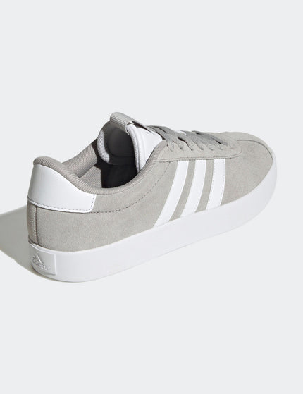 adidas VL Court 3.0 Shoes - Grey Two/Cloud White/Silver Metallicimages3- The Sports Edit