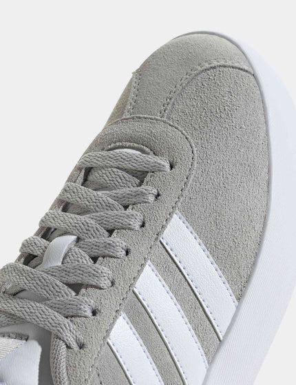 adidas VL Court 3.0 Shoes - Grey Two/Cloud White/Silver Metallicimages7- The Sports Edit