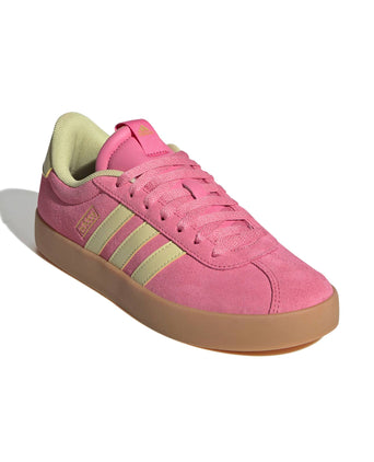 VL Court 3.0 Shoes - Pink Fusion/Powder Yellow/Gold Metallic