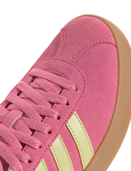 adidas VL Court 3.0 Shoes - Pink Fusion/Powder Yellow/Gold Metallicimages7- The Sports Edit