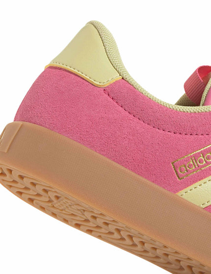 adidas VL Court 3.0 Shoes - Pink Fusion/Powder Yellow/Gold Metallicimages8- The Sports Edit