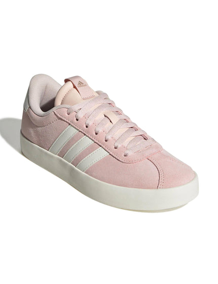 adidas VL Court 3.0 Shoes - Wonder Quartz/Core White/Cyber Metallicimages2- The Sports Edit
