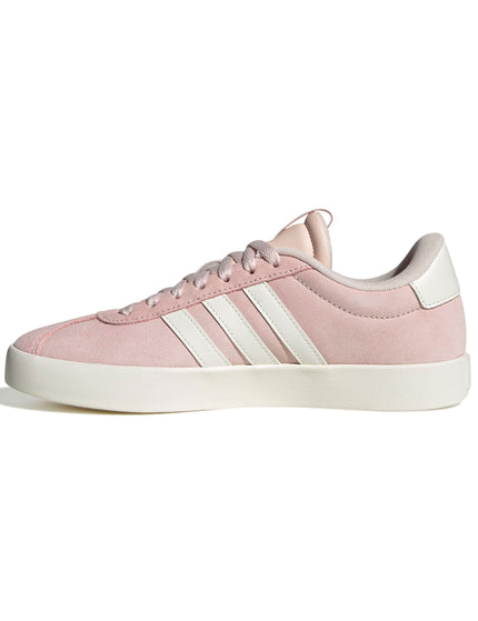 adidas VL Court 3.0 Shoes - Wonder Quartz/Core White/Cyber Metallicimages4- The Sports Edit