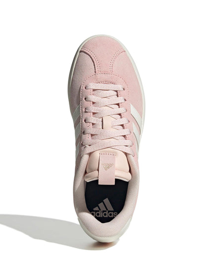 adidas VL Court 3.0 Shoes - Wonder Quartz/Core White/Cyber Metallicimages5- The Sports Edit